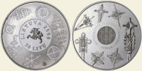 Silbereuro Litauen 2008
