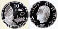 Silbereuro Spanien 2011