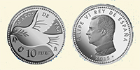 Europasternmünze Silber Spanien 2015