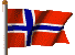 Flag Norge Norway