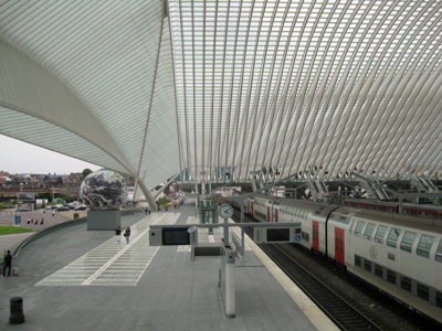 Bahnhof Li&egrave;ge - Guillemins 2011 Brüssel